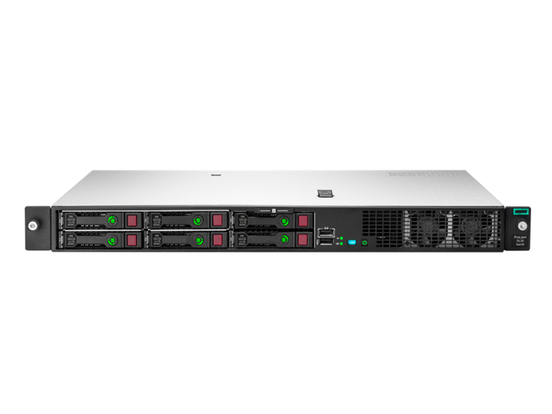 Сервер HPE ProLiant DL20 Gen10 Plus 1U (1xE-2314/4-core/2.8 GHz/1x16Gb DDR4-3200MHz/IntelVROC/noHDD LFF(2up)/noDVD/2x1Gb Eth/ShortFricRK/1x290W) P44113-421